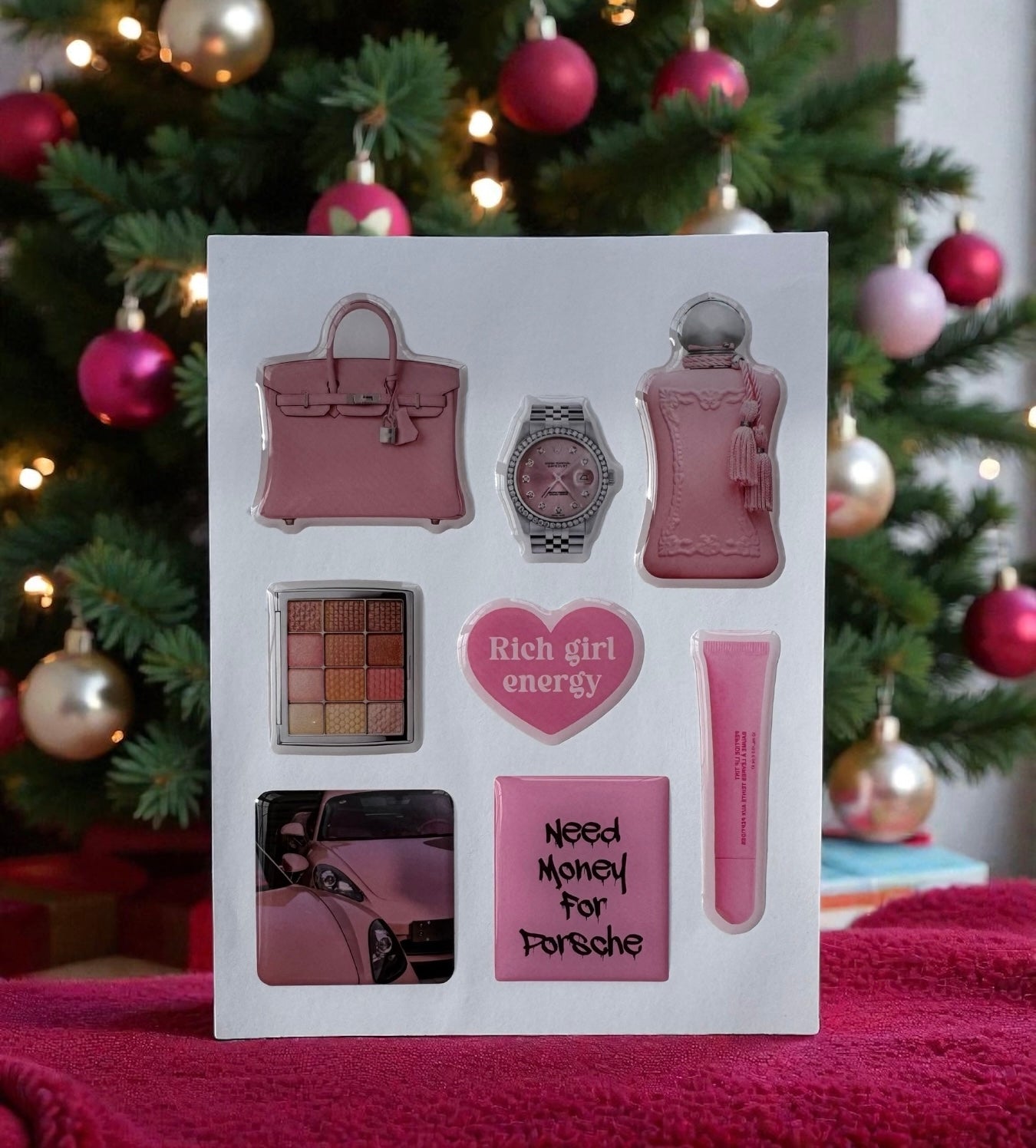 ✨ Luxury Epoxy Glossy Sticker Set (3 Sheets)